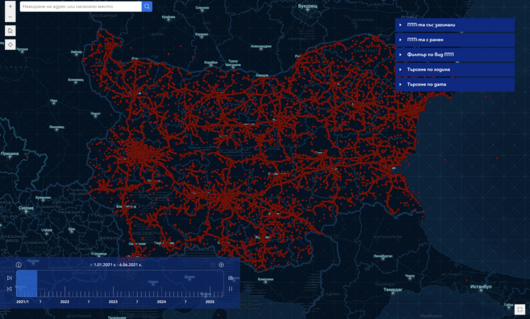 DDoS-атака опитва да свали "Черна писта", картата на смъртоносните пътища в България 