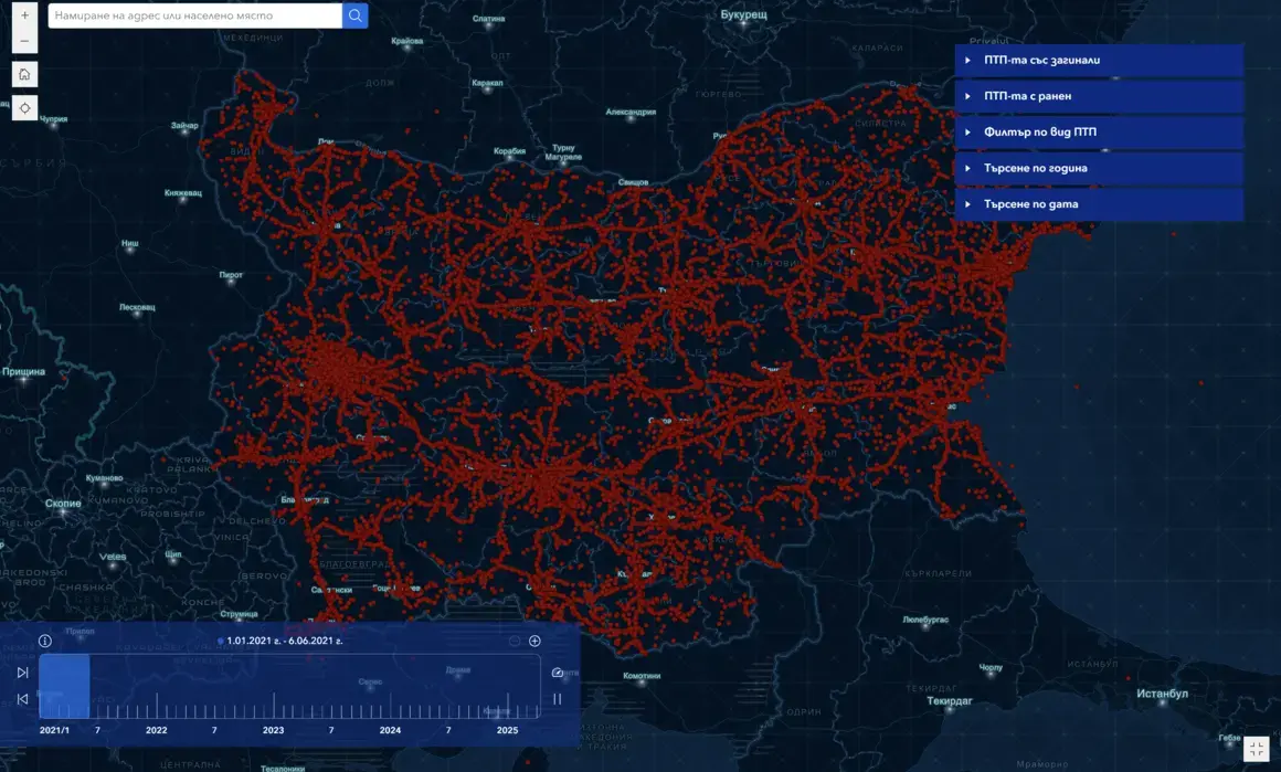 DDoS-атака опитва да свали "Черна писта", картата на смъртоносните пътища в България 