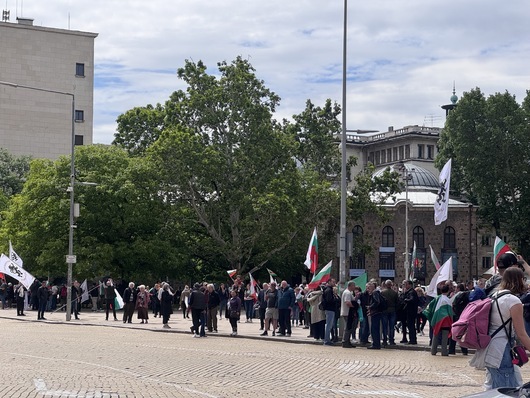 Протестът срещу еврото блокира част от движението в центъра на София