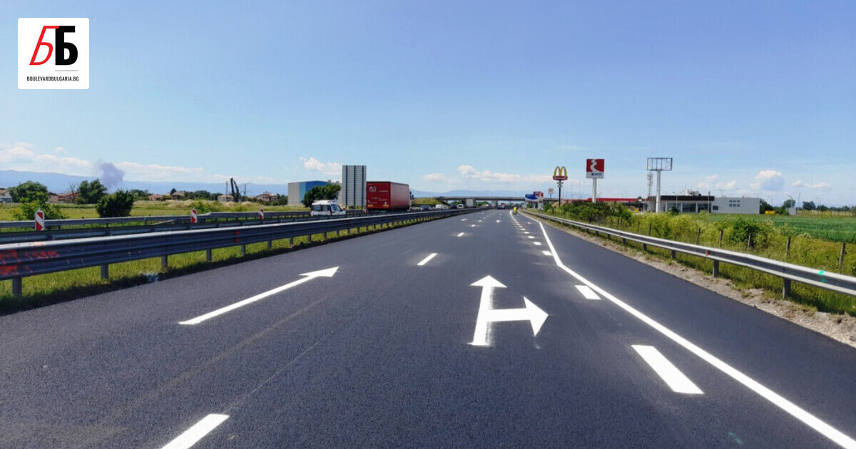 Един от ремонтите по автомагистрала Тракия приключи и то месец