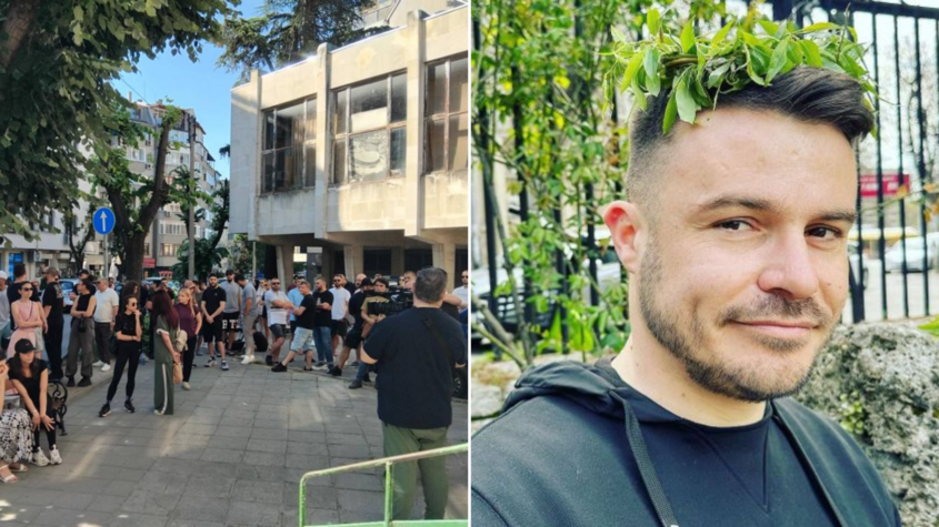 Протест за Явор Георгиев