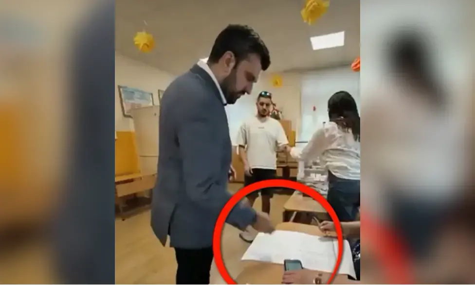 В нарушение на закона Георг Георгиев гласува без лична карта за кмет на район "Слатина" в София