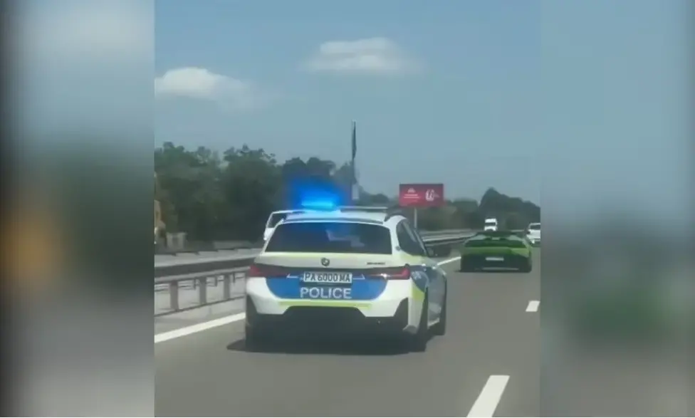 Как МВР ескортира Ламборгини по нареждане на прокурор?