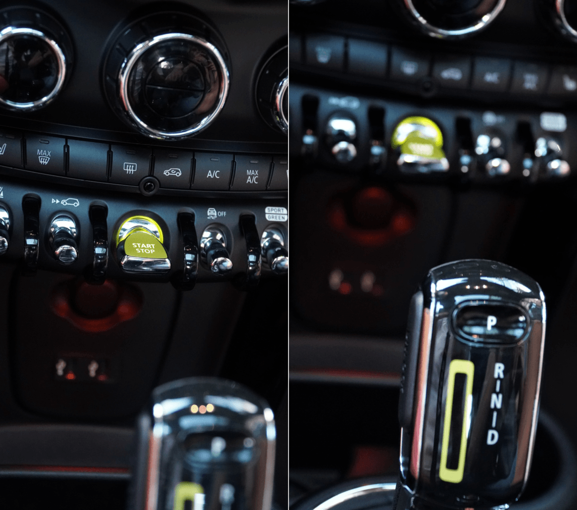 <br><br>
MINI Driving Modes се избират от превключвател. При новото MINI Cooper SE на разположение са четири режима. Режим SPORT се различава от стандартната настройка MID по по-директната характеристика на педала на газта и особено спонтанните реакции на задвижването. Имате избор от две степени на регенерацията на спирачната енергия. При режима с висока регенерация, особено в градски условия, можете почти да не използвате спирачката. При пускането на педала за ускорение колата спира сама. Инфотейнмънт системата се управлява удобно от колело с директни бутони за различните функции, всичко това разположено на централната конзола.