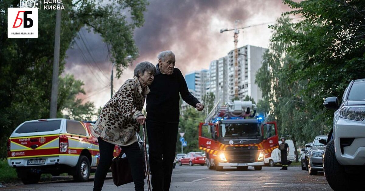 Киев осъмна в гъст дим и разрушения след най-интензивната руска