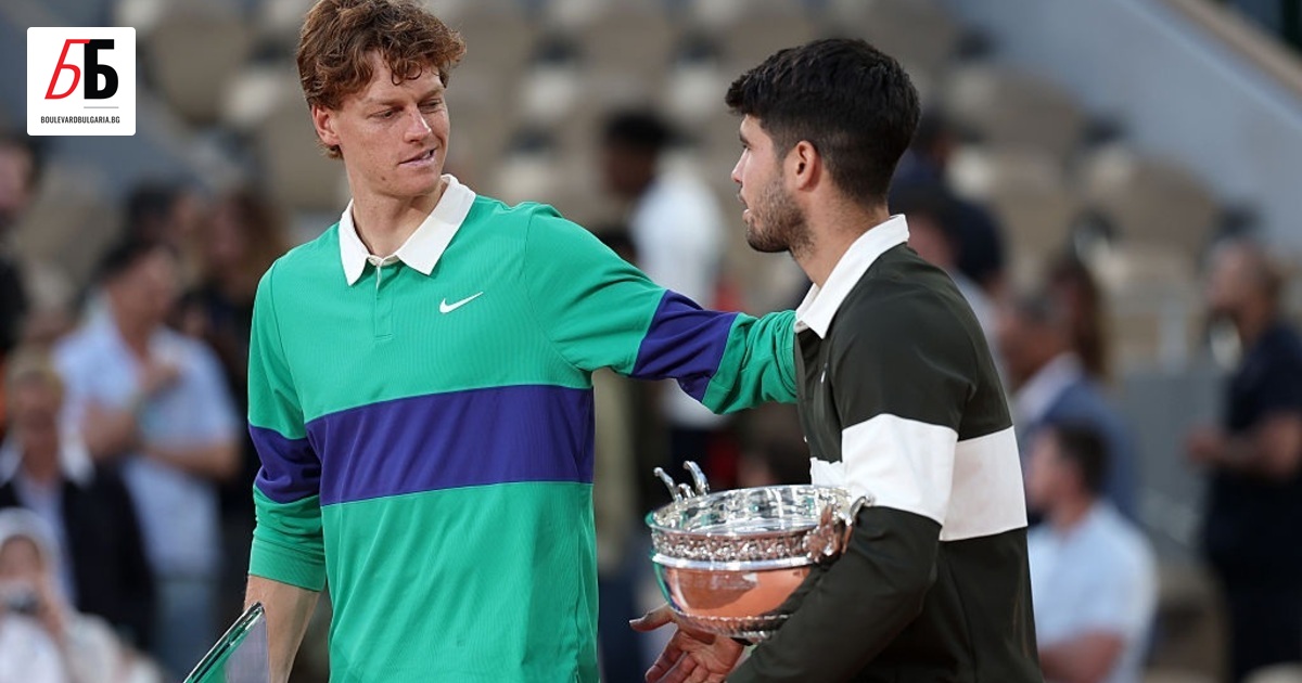 Яник Синер срещу Карлос Алкарас ще бъде финалът на Ролан