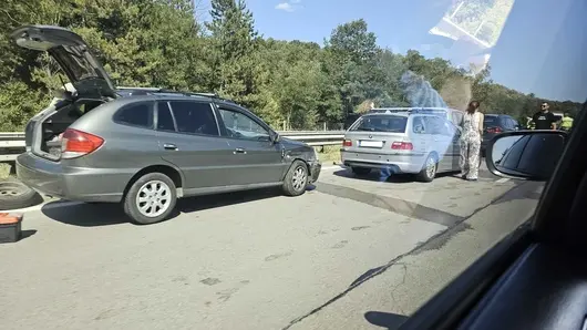 Верижна катастрофа затруднява движението на АМ "Тракия" 
