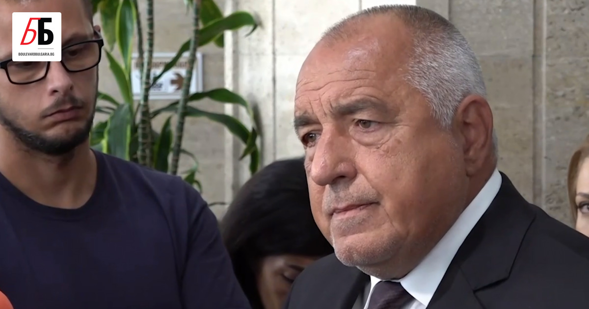 Лидерът на ГЕРБ Бойко Борисов изглежда се е подразнил от