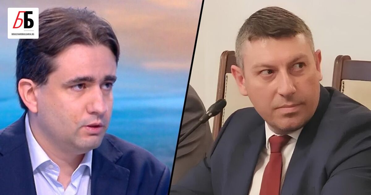 Съпредседателят на Да, България“ Божидар Божанов и лидерът на ДСБ