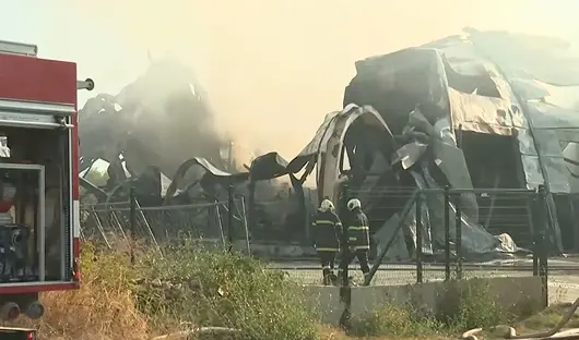 Гори пожар в склад за олио в кв. „Илиянци“