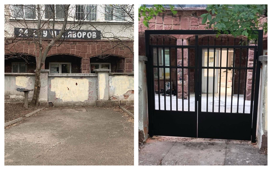 Възстановиха входа на училището в София, зазидан заради казино