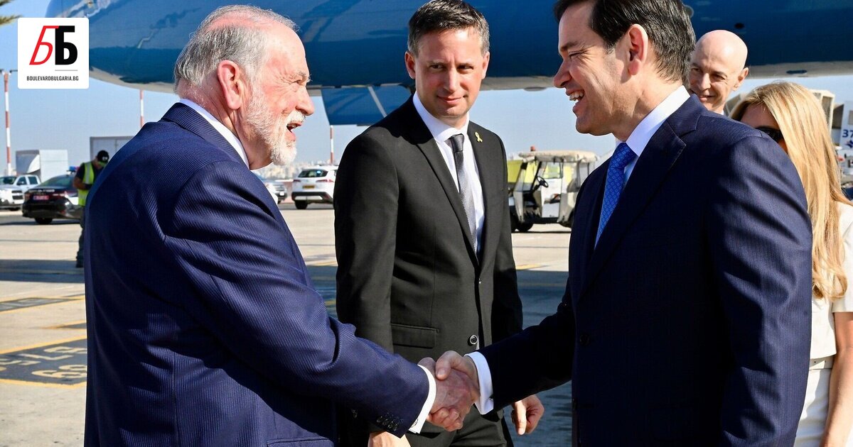 Американският държавен секретар Марко Рубио пристигна в Израел за среща