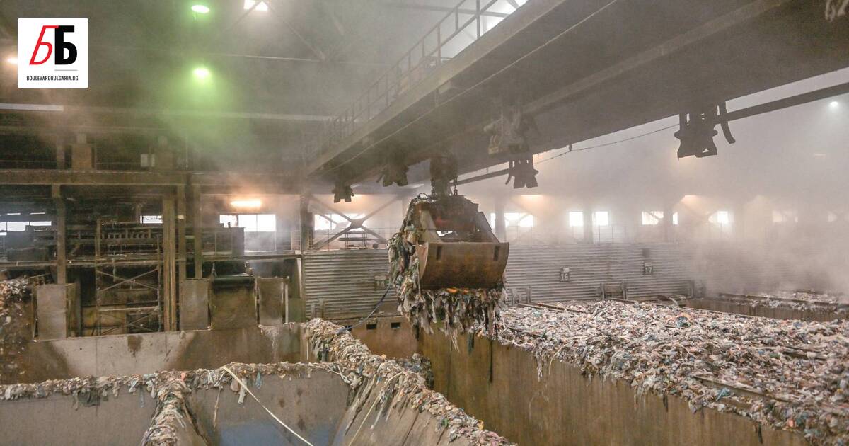 Софийският завод за боклук е постигнал рекорд в износа на