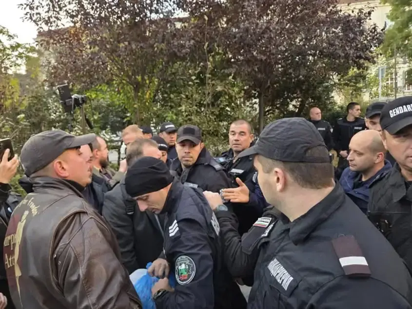 БОЕЦ протест пред МВР