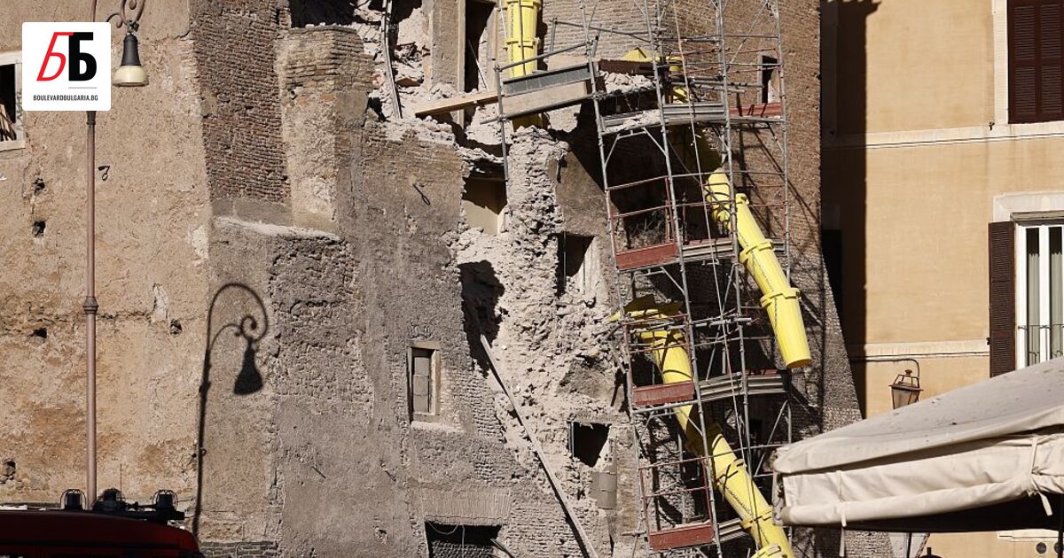 Един човек е тежко ранен след частично срутване на средновековната