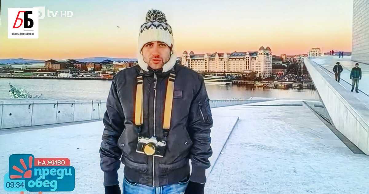 Водещият на предаването Преди обед по бТВ - актьорът Петър