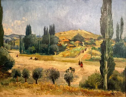 Продадоха най-скъпата картина в България – „Пейзаж“ на Златю Бояджиев 