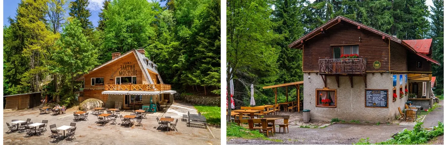 Хижа Офелиите и Златни мостове