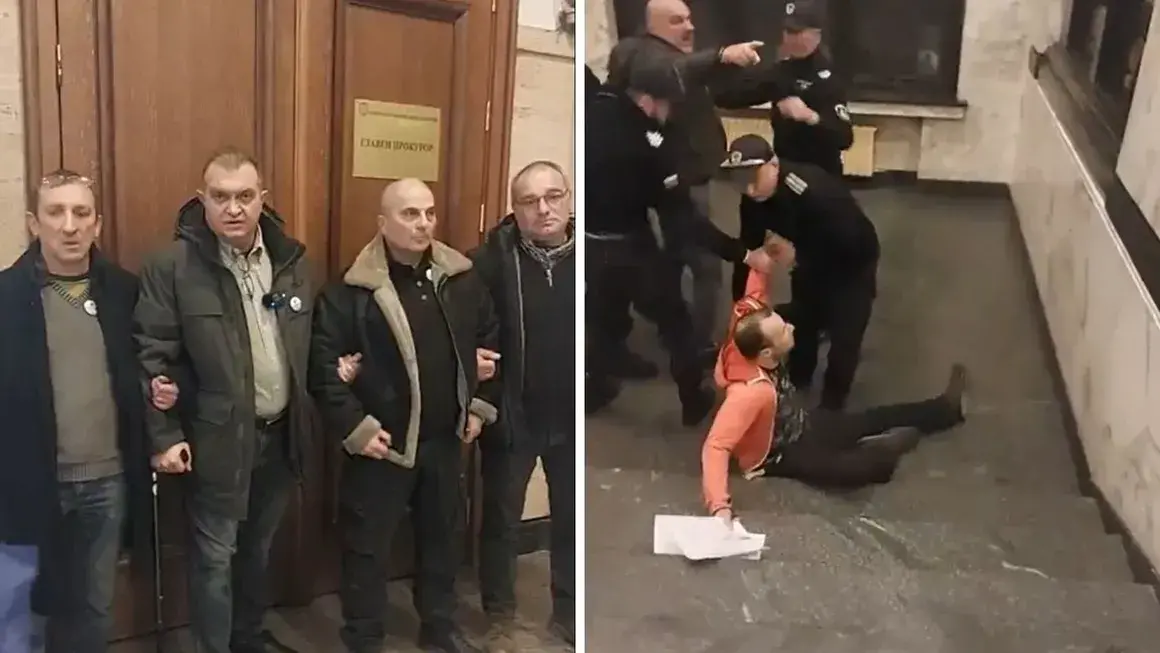 БОЕЦ окупира входа към кабинета на Сарафов на фона на протест пред Съдебната палата 