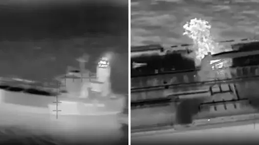 Украйна удари с дрон руски танкер в Средиземно море 