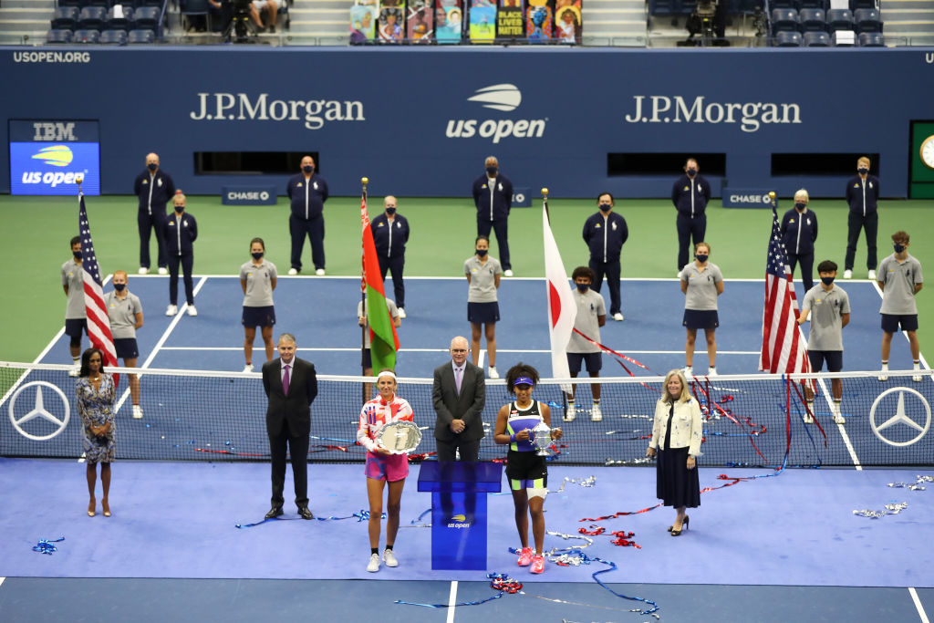 Това е трети финал на US Open, който Азаренка губи. Нейните две титли от Шлема са от Australian Open 2012 и 2013. През последните години тя бе изпаднала назад в ранглистата заради раждането на своя син Лео, проблемите в съда, които трябваше да разрешава за неговото попечителство, както и заради контузии. Днес обаче се завръща на 14-о място в ранглистата.