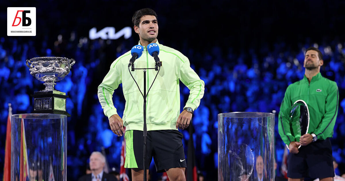 Карлос Алкарас е новият шампион на Australian Open. На финала