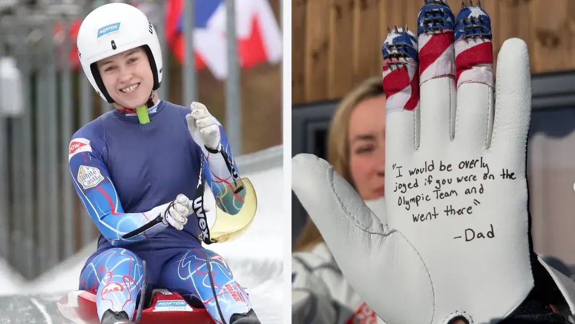 Баща ѝ не успя да я види на Олимпийските игри, но тя носи думите му на ръцете си