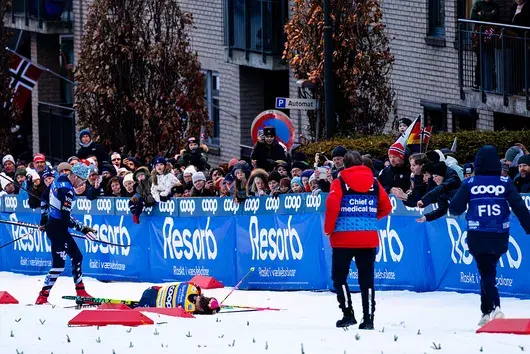 Легендата Йоханес Клаебо е в болница след удар в главата по време на състезание 