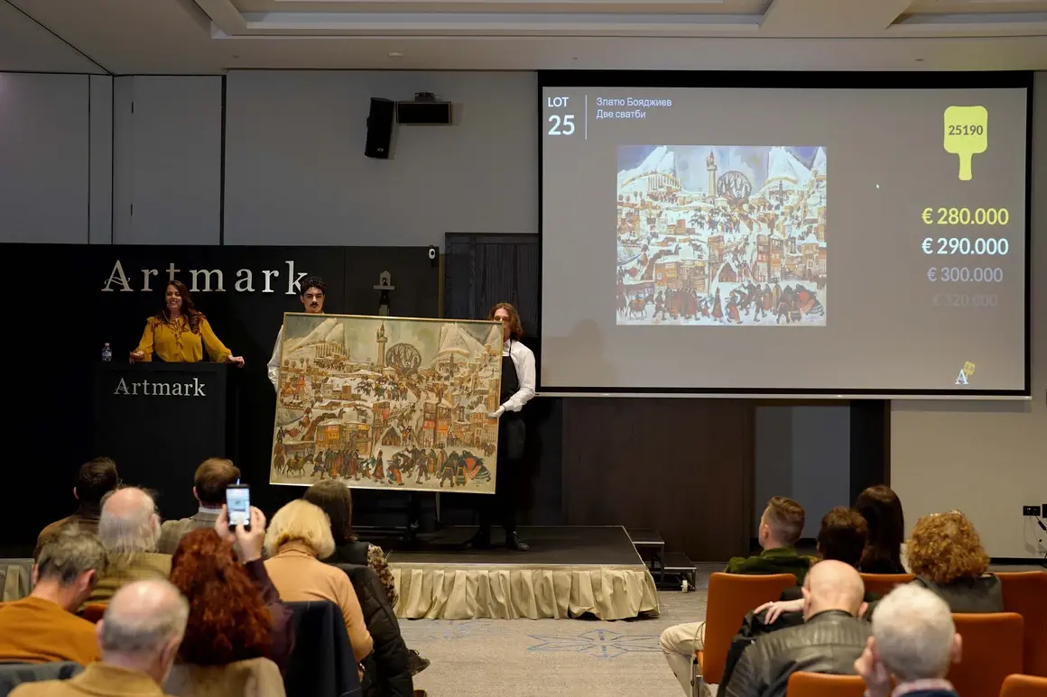 Картина на Златю Бояджиев е продадена на търг за рекордните 280 хиляди евро