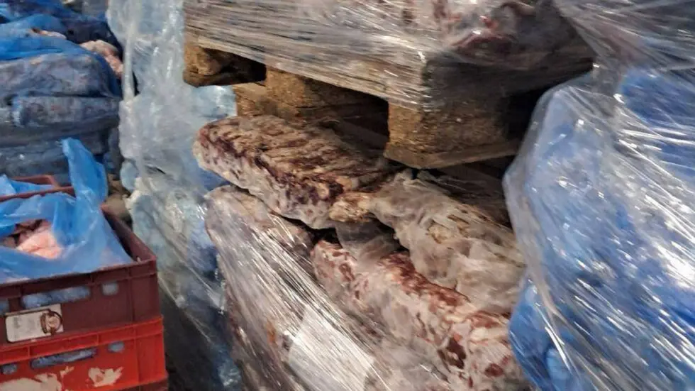 Плесен, ръжда и продукти с неясен произход откри БАБХ в месокомбинат в Соколово 