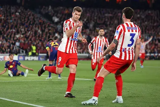 "Атлетико" спечели първия 1/4-финал срещу "Барселона" в Шампионска лига