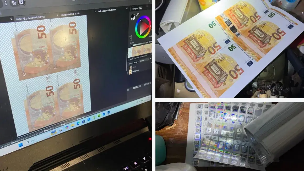 Разбиха печатница за фалшиви пари в София – открито е голямо количество евробанкноти