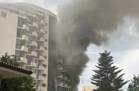 Човек е загинал при пожар в хотел в Слънчев бряг