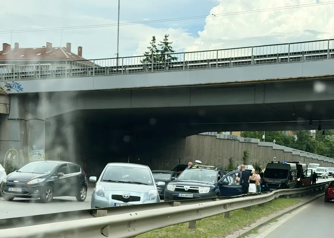 Верижна катастрофа затруднява движението до алея "Яворов" в София