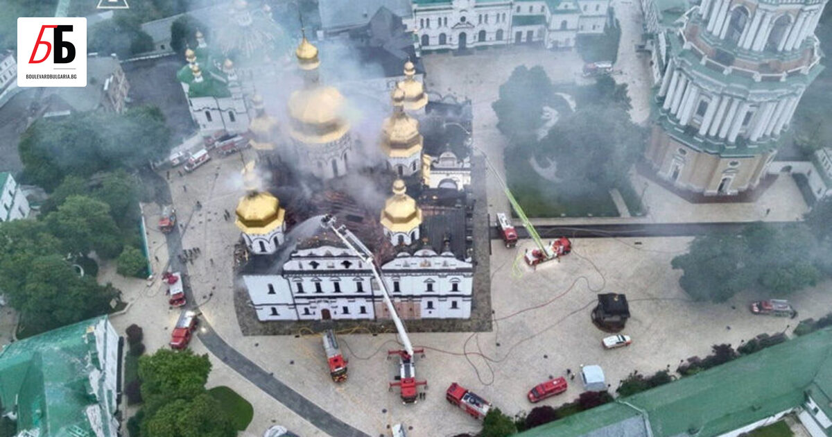 Киево-Печерската лавра в Киев пострада при мащабна руска атака срещу