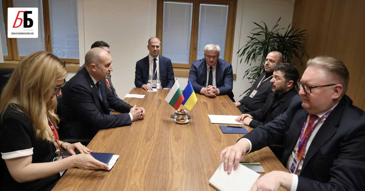 Премиерът Румен Радев е провел среща с украинския президент Володимир