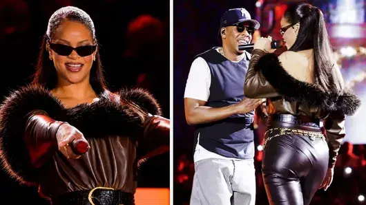 Риана изненада публиката с изпълнение на концерт на Jay-Z