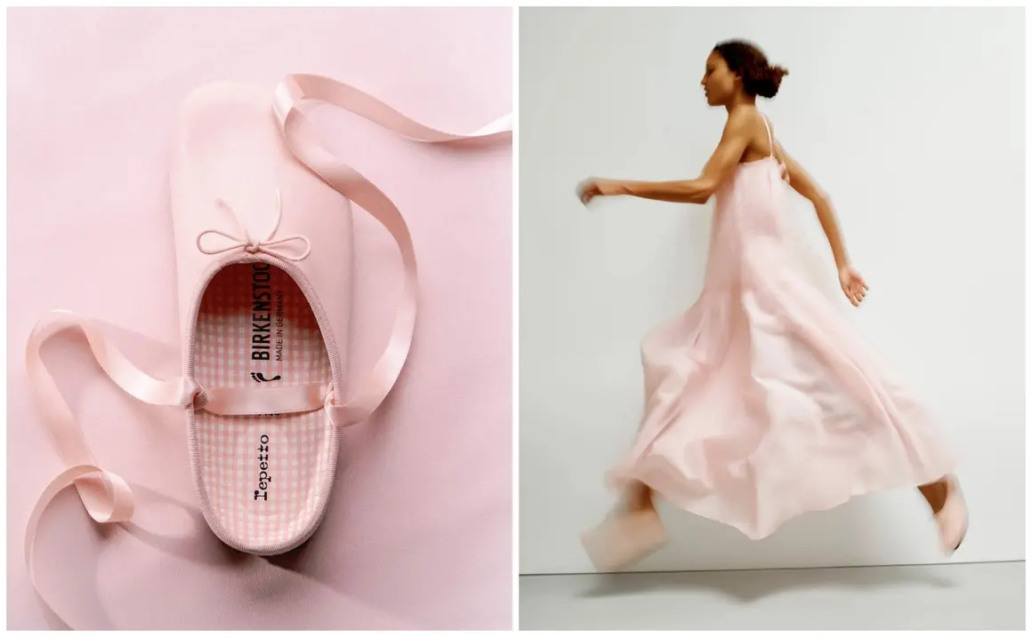 Birkenstock изненадващо пусна с чехли-балерини заедно с Repetto