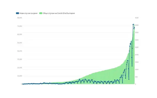 Инфографика: Covid-19 в България 