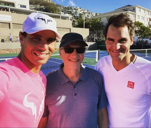 Много повече от тенис: Благородната кауза на Федерер, Надал и Бил Гейтс