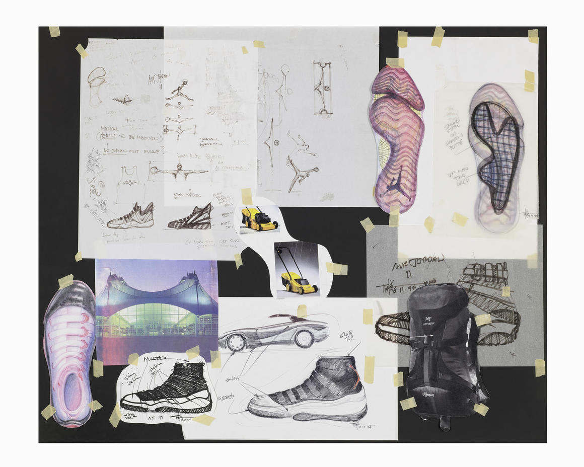 Изборът за въвеждането на технологията точно при Air Jordan 11 не е случаен, защото още преди 25 години идеята на Тинкър Хетфийлд е била именно такава – маратонките да нямат връзки.
