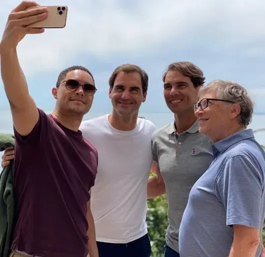 Федерер, Надал, Бил Гейтс и Ноа зарадваха Кейптаун в "Мача за Африка"