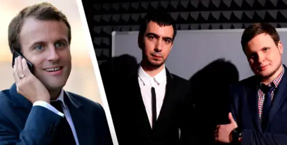 "Ало, обажда се Грета Тунберг": Руските "пранк" звезди, чиито жертви са Макрон, Джонсън и Елтън Джон