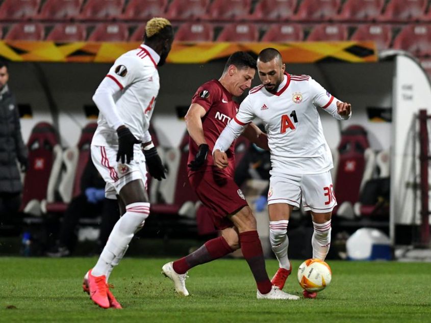 Отново без българска победа в Лига Европа, "ЦСКА-София" изпусна шанса си в Румъния