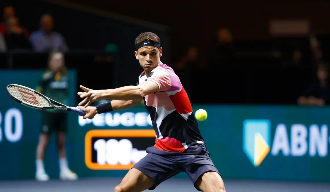 Григор Димитров се завърна в Ротердам и отново победи