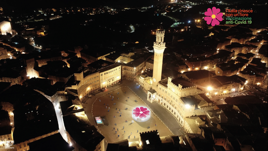 "Италия се връща към живота": Архитектурният проект, който призовава гражданите да се ваксинират 