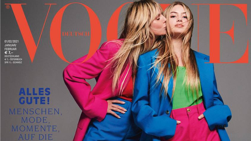 Дъщерята на Хайди Клум: На 16 г. Лени е корица на Vogue